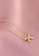 ZITIQUE gold Women's Sweet Diamond Embedded Bowknot Necklace - Gold 3B794AC5F45A10GS_4