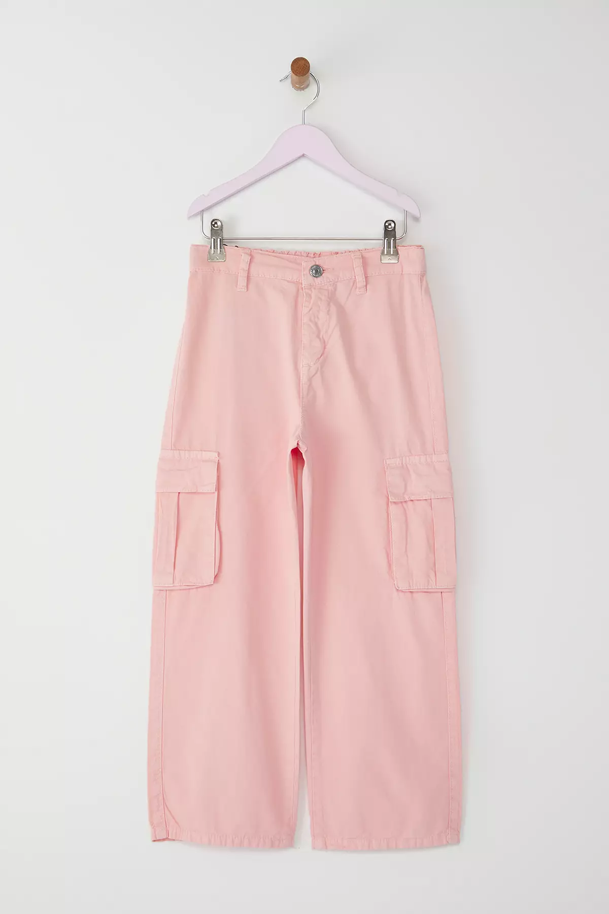 Pocket Detailed Wide Leg Trousers