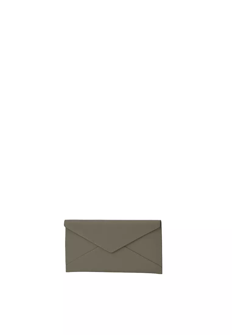 Buy RABEANCO Envelope Wallet - Grey Khaki 2026 Online | ZALORA Philippines