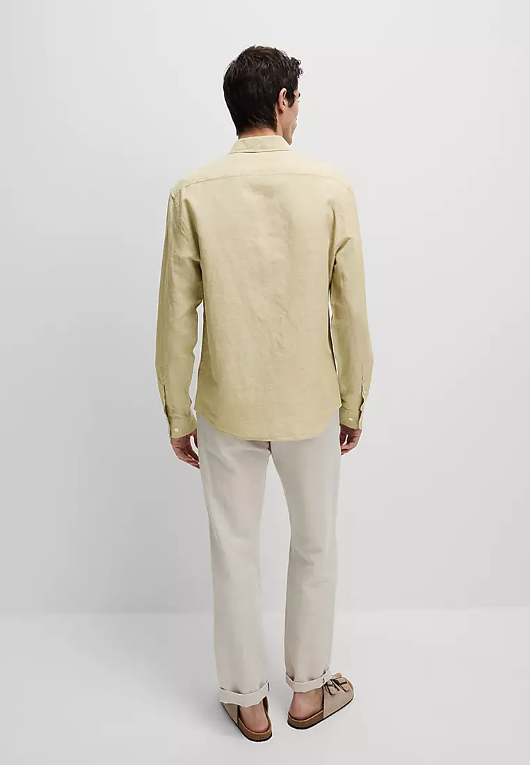 Cotton Linen Blend Shirt