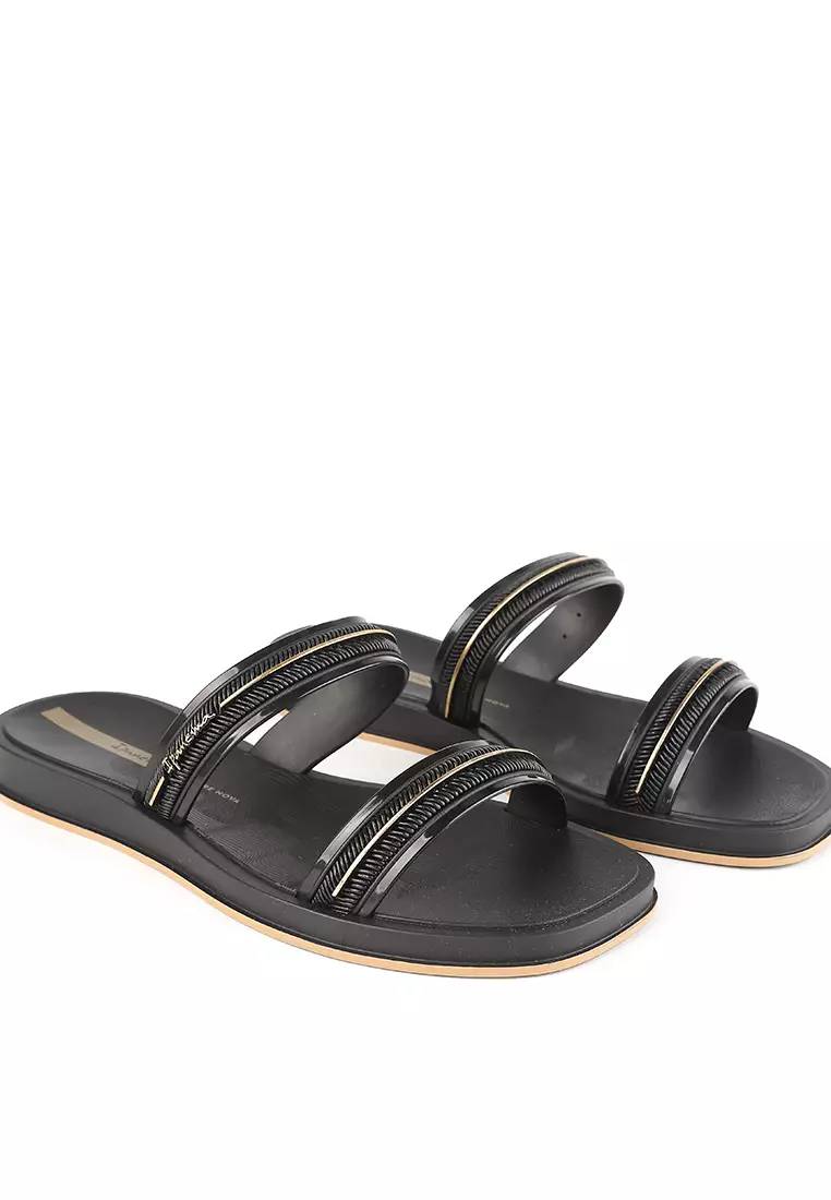 Ipanema Solar Glow Slide Femme – Tong Pailletée Tendance Été – Brillez Sur La Plage (Taille 38 EU)