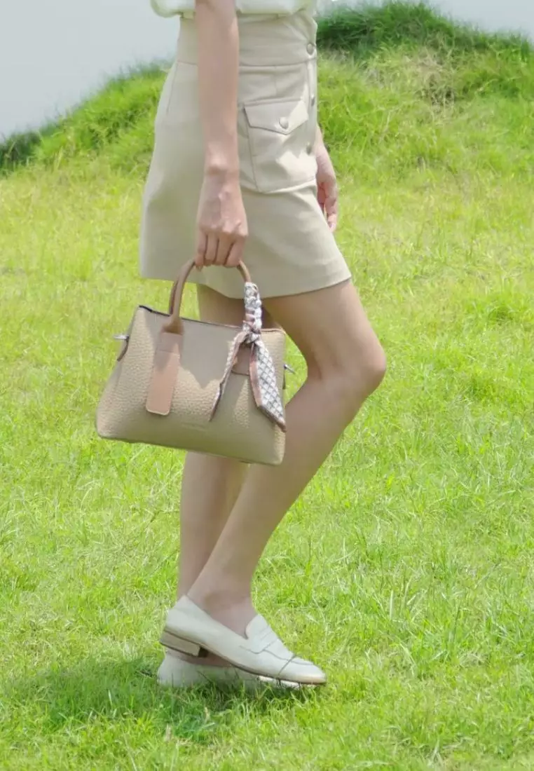 Women's Top Handle Bag / Sling Bag / Crossbody Bag - Khaki