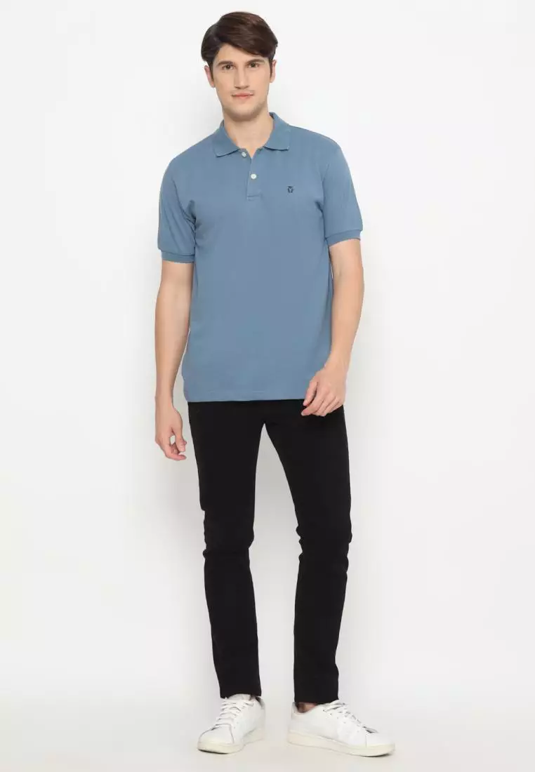 MATSUDA Kaos Polo Shirt Pria Kerah Kushima