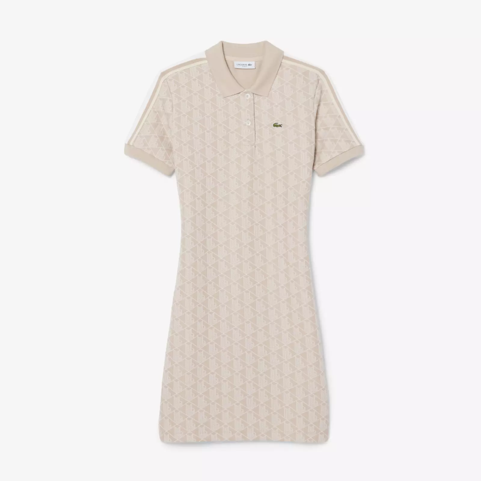 Slim Fit Monogram Polo Dress