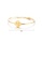 Glamorousky silver Simple and Fashion Plated Gold Four-leafed Clover 316L Stainless Steel Bangle 0B10CAC7D40D2DGS_2