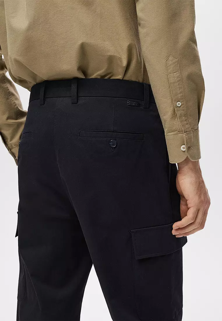 標準剪裁棉工裝褲