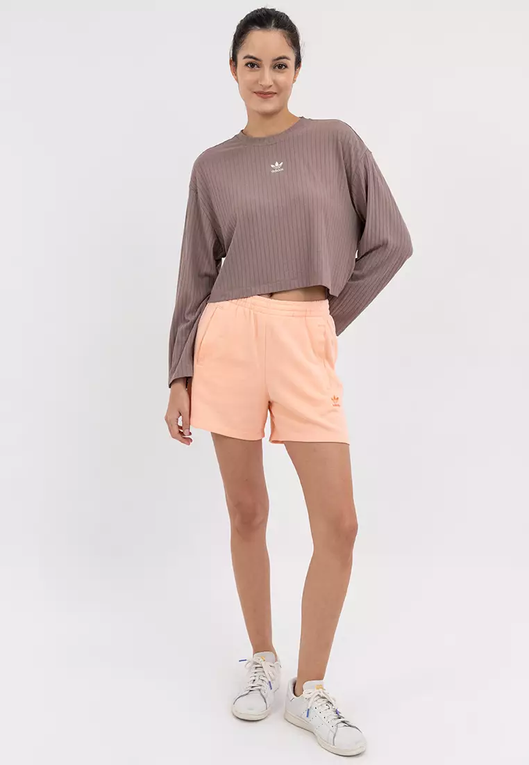 Essentials Wide Rib Long Sleeve Long-Sleeve Top