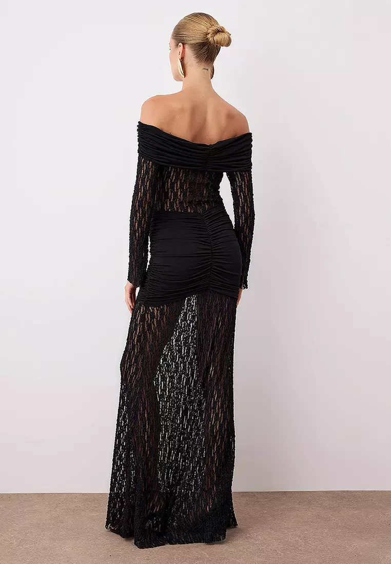 Off Shoulder Lace Dress