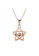 Her Jewellery gold Dancing Star Pendant (Rose Gold) - Made with Zirconia from Swarovski 1F1C4AC3EF17AAGS_3