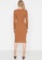 Trendyol brown Lace Detailed Knitwear Dress BD521AA671CA36GS_2