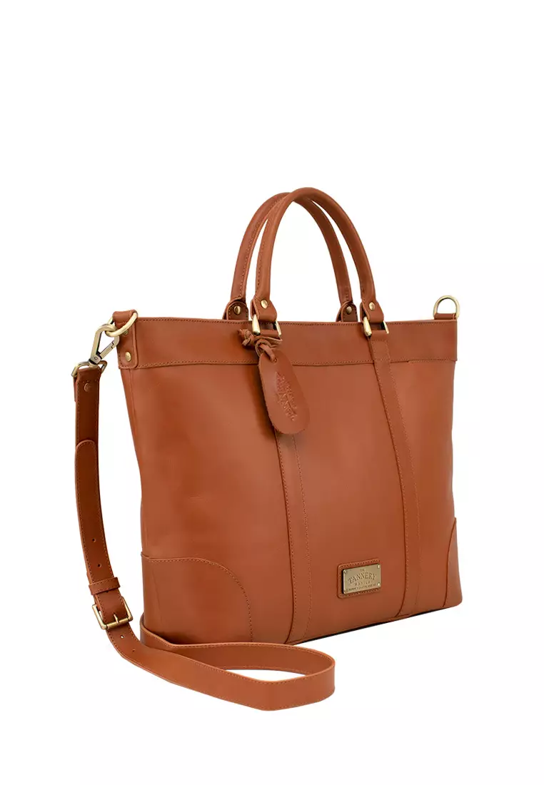 Buy The Tannery Manila Gian, Leather Tote Bag 2024 Online | ZALORA ...