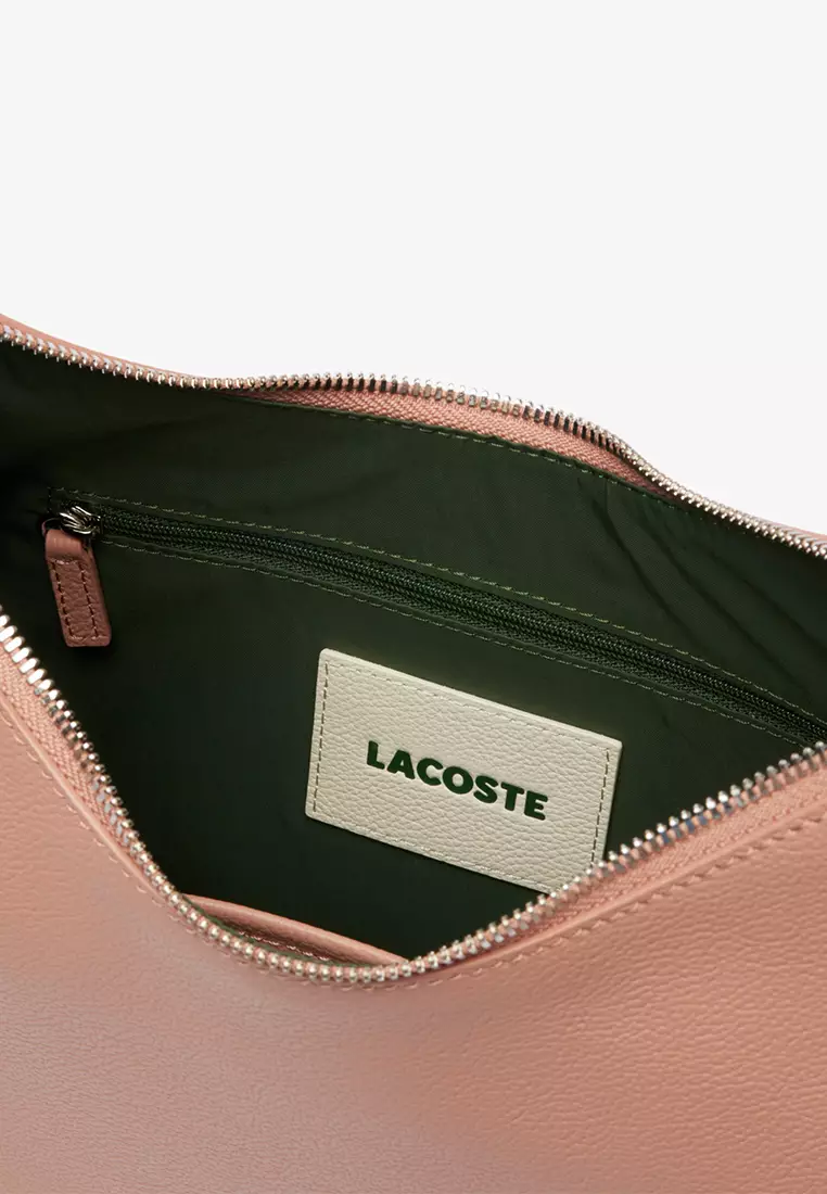 City Court Grain Leather Hobo Bag