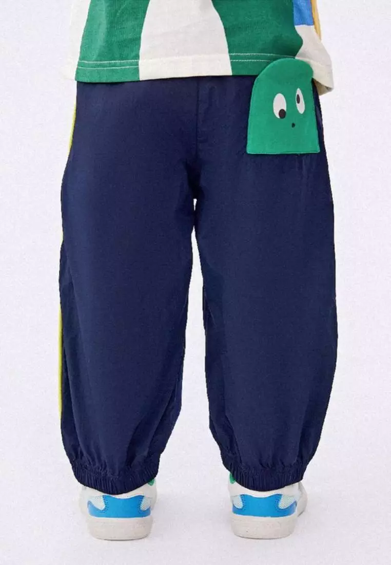 Quick Dry Woven Long Pant with Strip