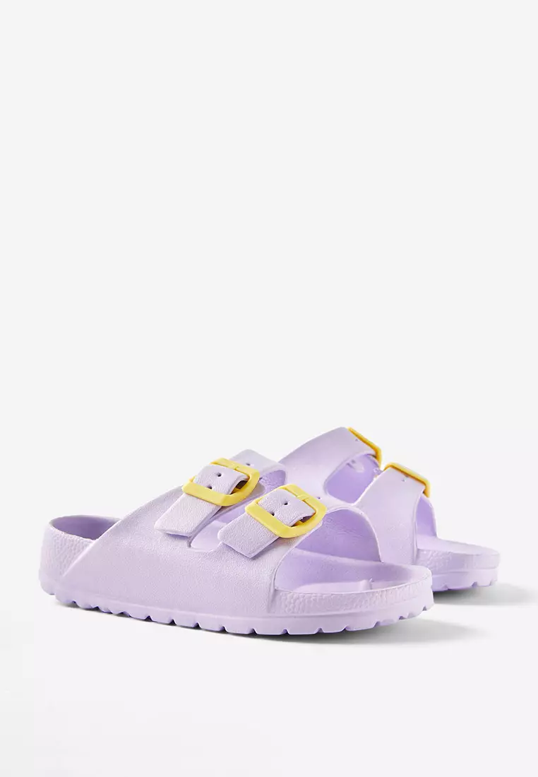 Twin Strap Slide Sandals