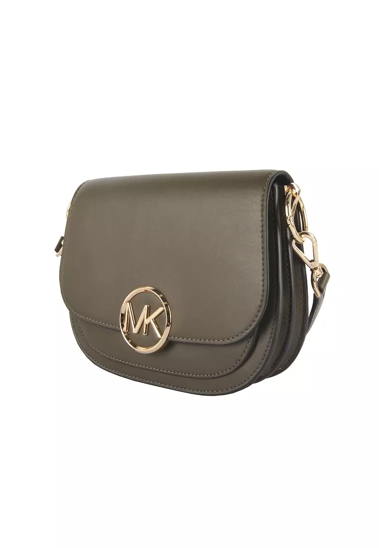 Lillie medium leather shoulder bag outlet
