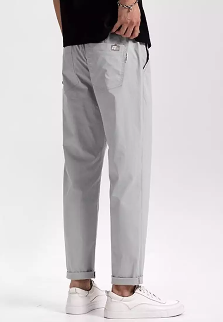 Elasticated Waist Slim Pants