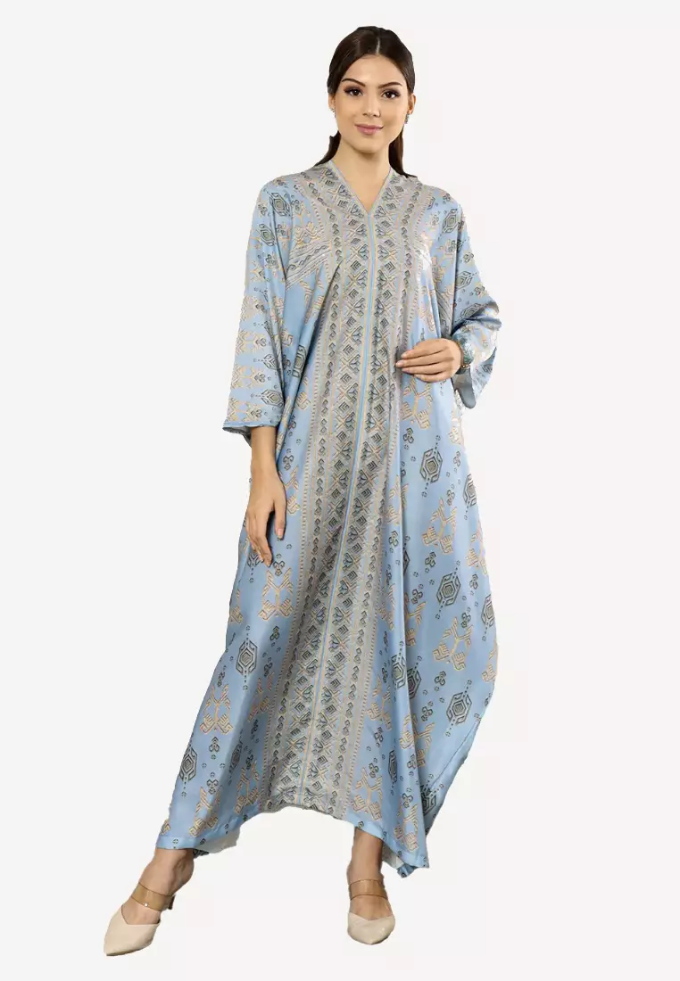 Kanzi Exclusive Long Sleeve Songket Kaftan