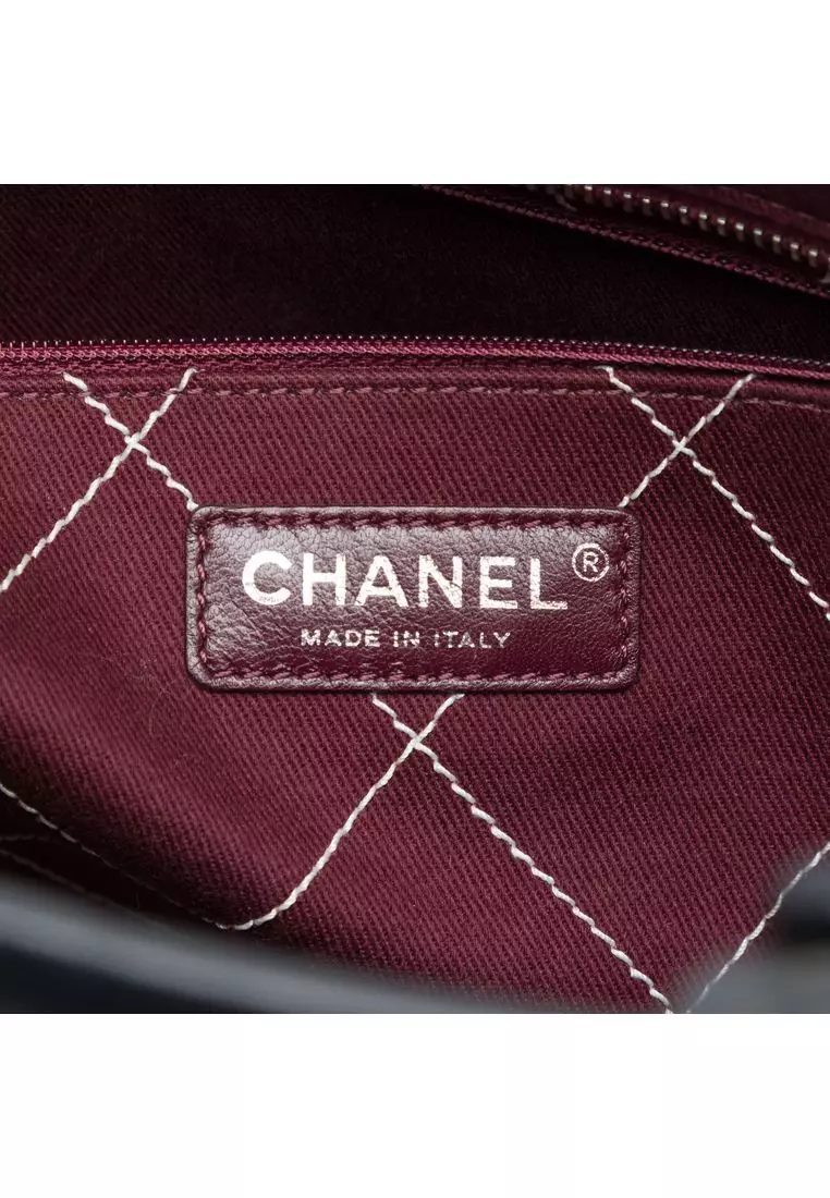 Pre-Loved Chanel Quilted Caviar Shopping Fever Tote