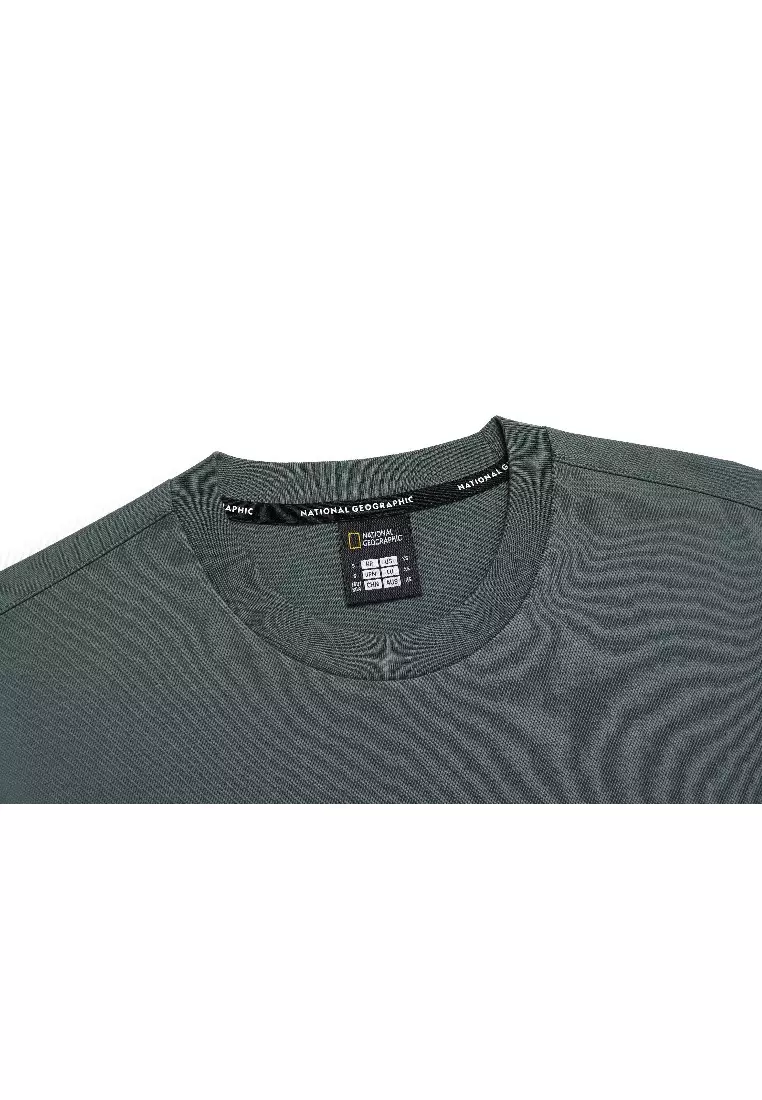 男女同款徽章半寬鬆短袖T恤