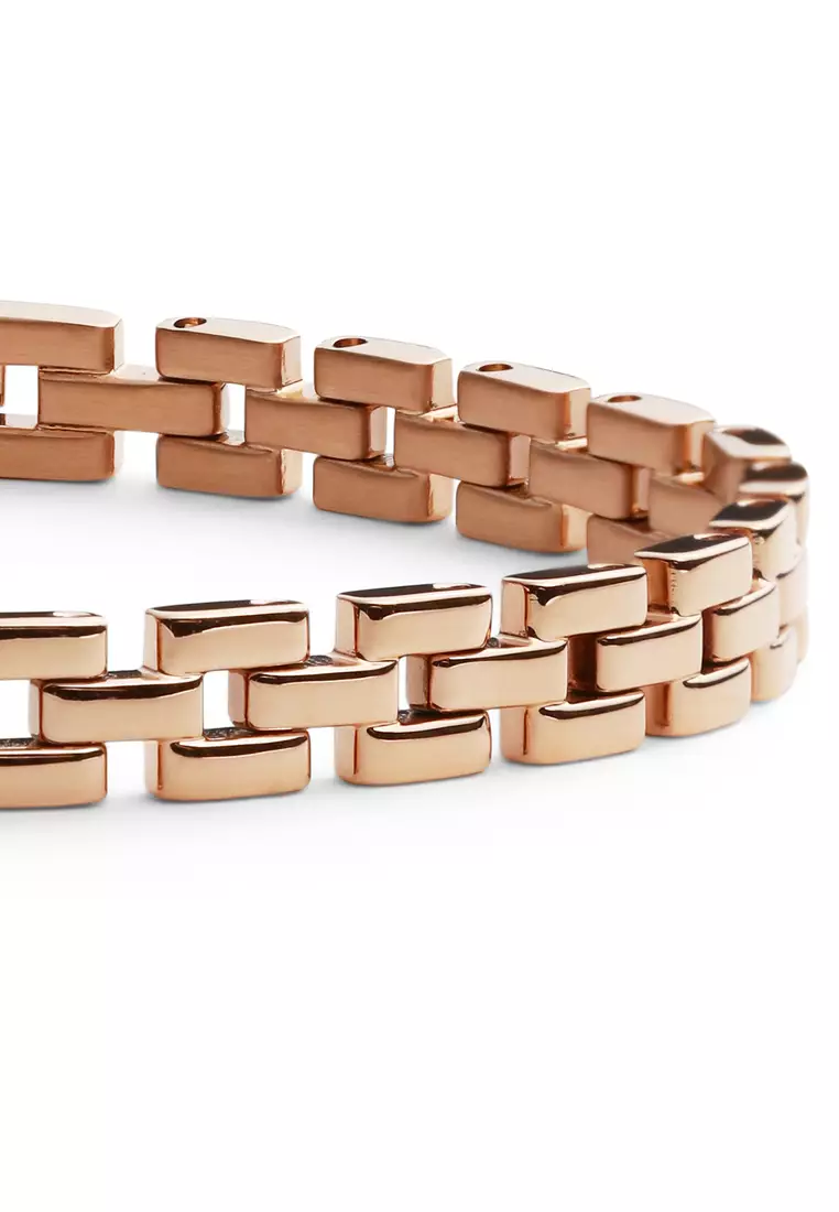 3-Link Bracelet Rose Gold - Unisex Bracelet for women and men stainless steel Bracelet DW Official Authentic Original