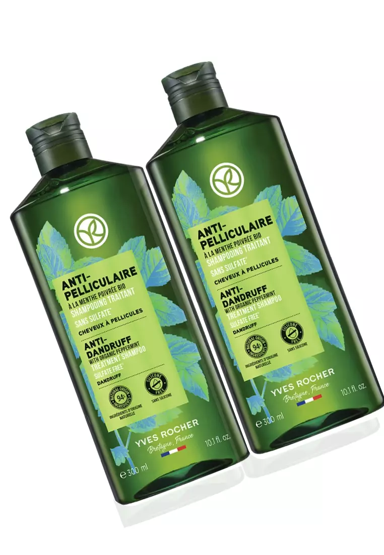 Anti Dandruff Shampoo 300ml Bundle of 2 Original Hair Care Bestseller Flakes Free Sulfate-Free