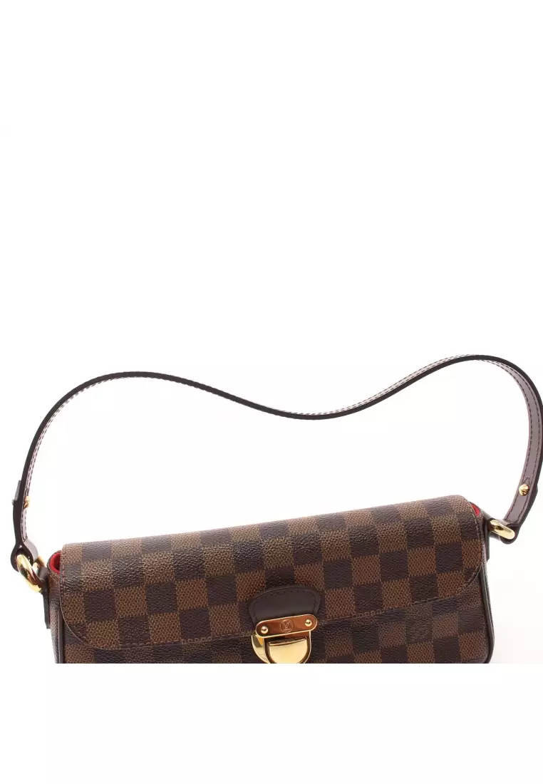 LOUIS VUITTON Vavin PM Damier Ebene Crossbody Bag Brown