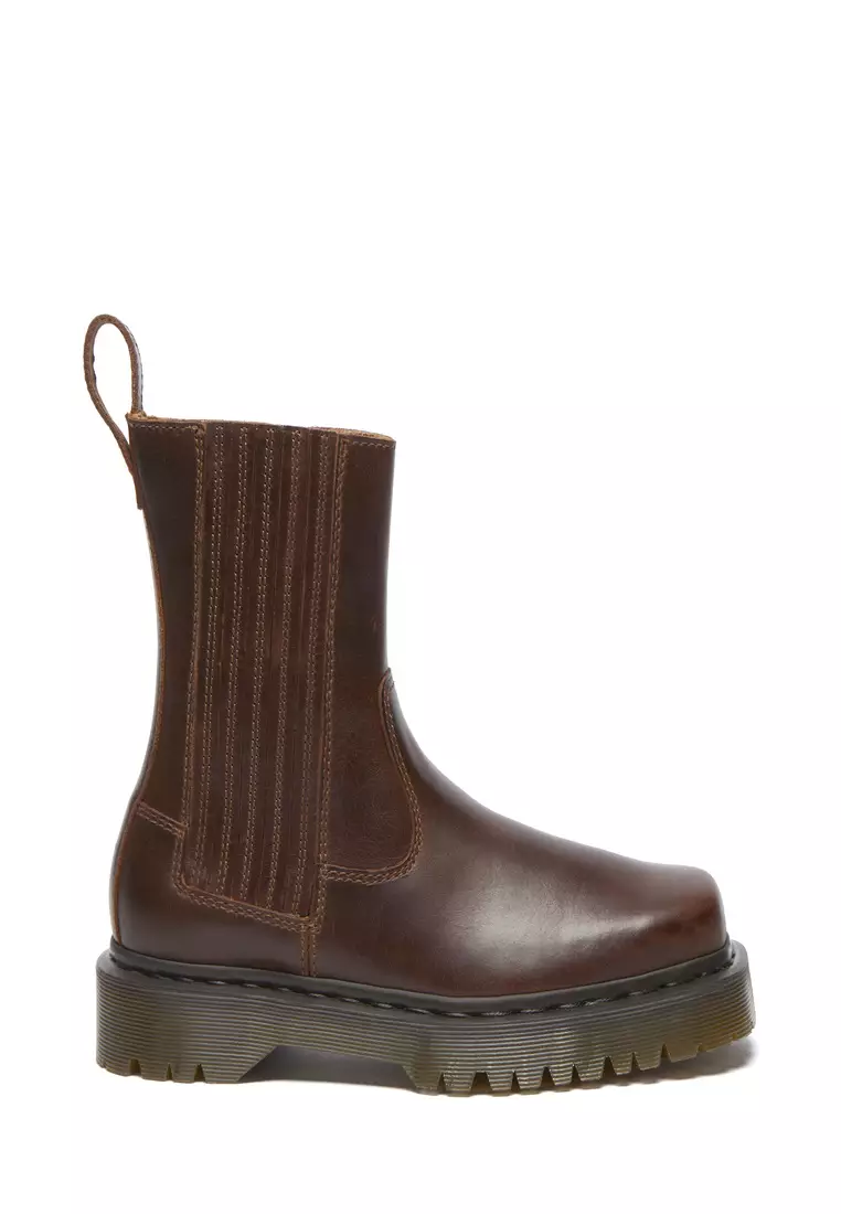 Discount on Dr. Martens  shoes - SKU: Amaayah Lo Leather Boots Butterscotch Women