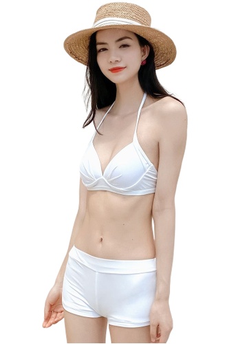 YG Fitness white (3PCS) Sexy Gauze Bikini Swimsuit D17DCUS0CEB29AGS_1