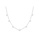 Glamorousky white 925 Sterling Silver Simple Mini Triangle Cubic Zirconia Necklace 934C1AC82AE907GS_1