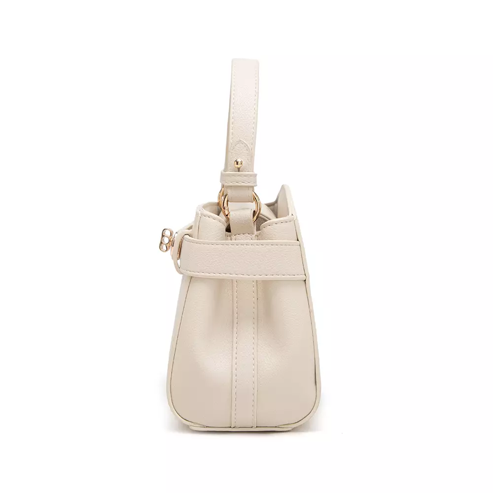 En-Ji Risa Handbag Wanita Warna Ivory