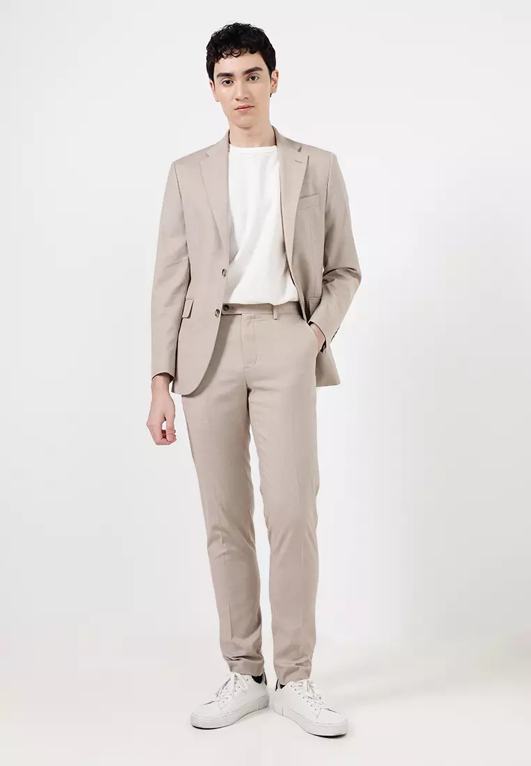 Milan Slim-Fit Suit Trousers