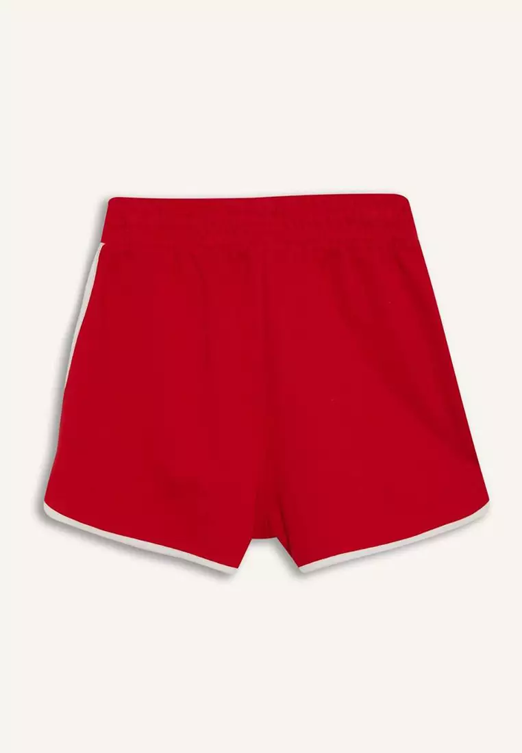 Coool Regular Fit Elastic Waist Lace Thick Mini Shorts A6224Ax25Sm