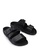 Vero Moda black Merle Leather Sandals 0169BSH6DF46EFGS_2