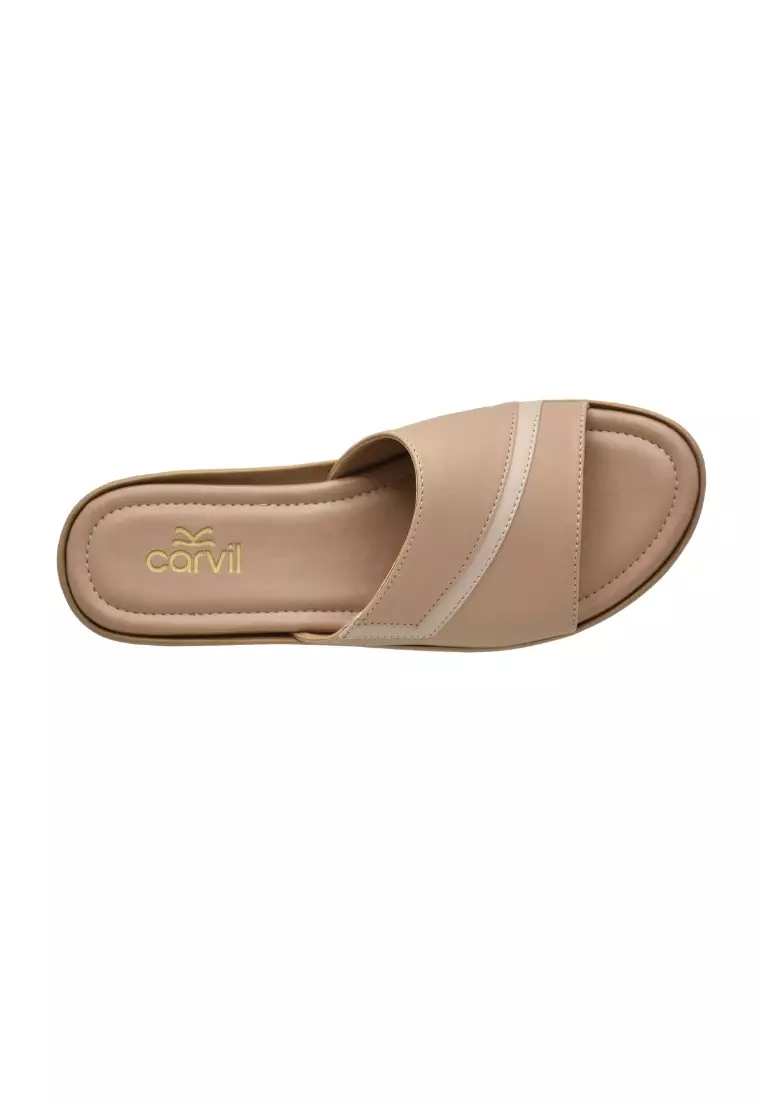 Carvil Sandal Wanita Janira-02 L Mocca/Beige