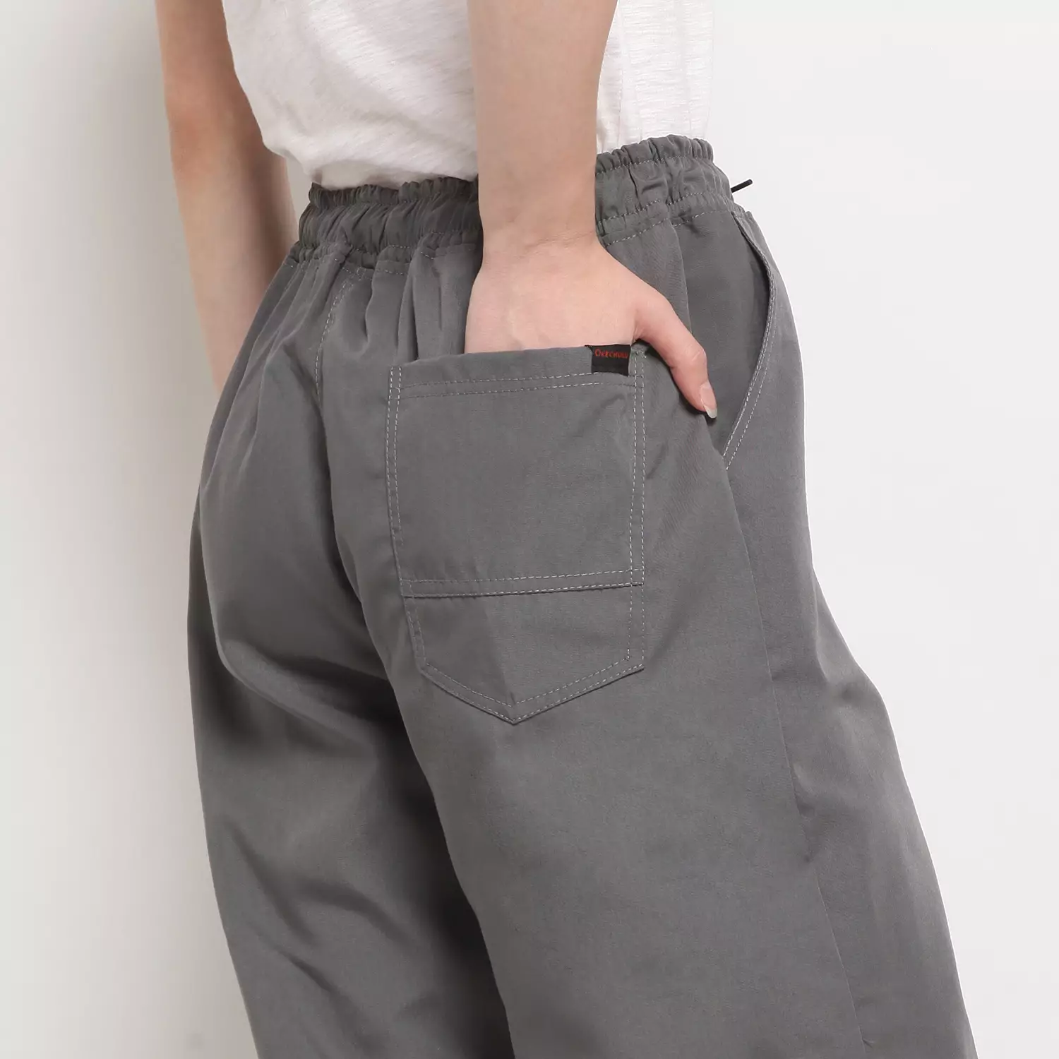 OKECHUKU Queen Celana Hypebeast Loose Fit Pants Streetwear Techwear Baggy Pants Wanita