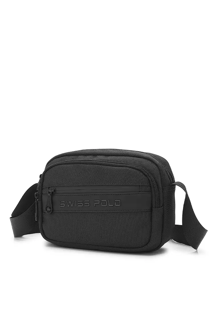 Men's Sling Bag / Crossbody Bag (Tas Selempang Pria) - Hitam