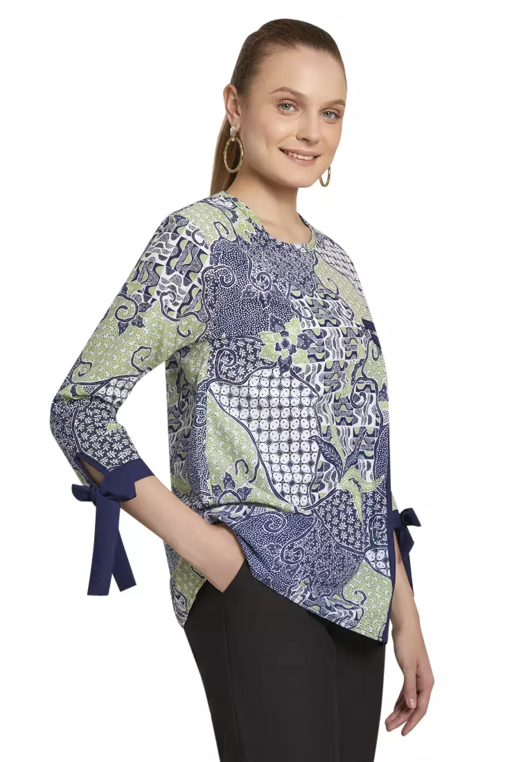 Shakira Blouse Batik Premium Wanita Casual Modern
