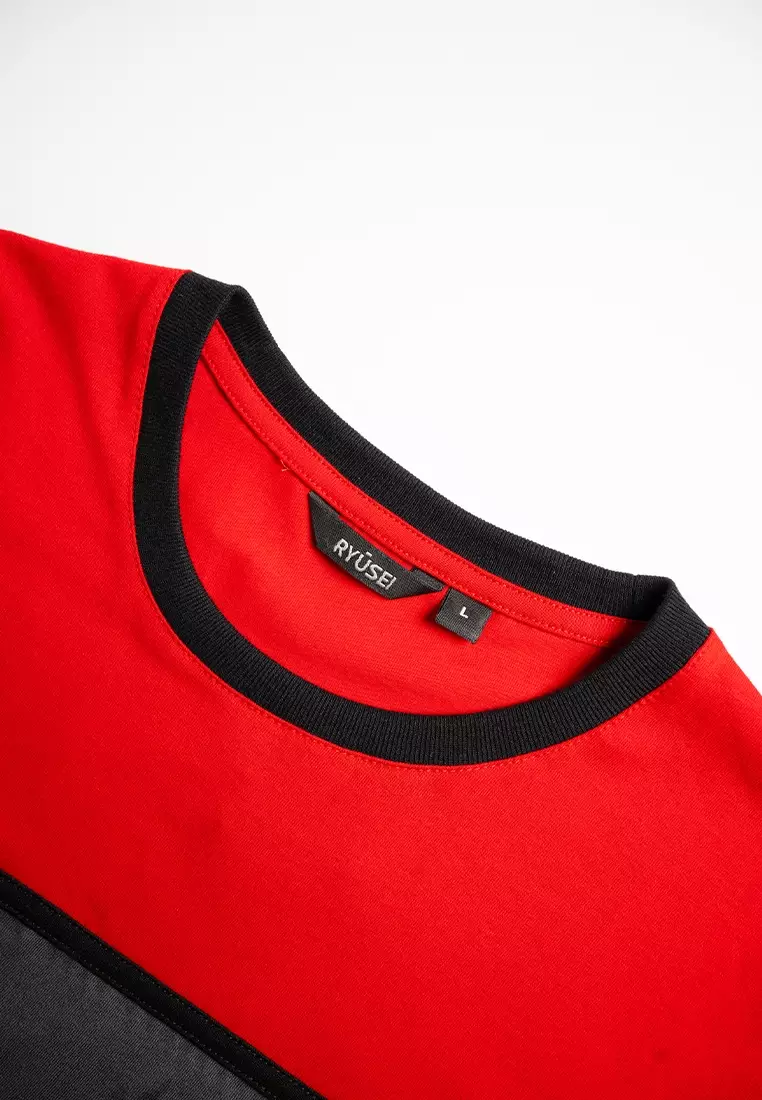 Ryusei Kaos Pria Kitami CMB Red