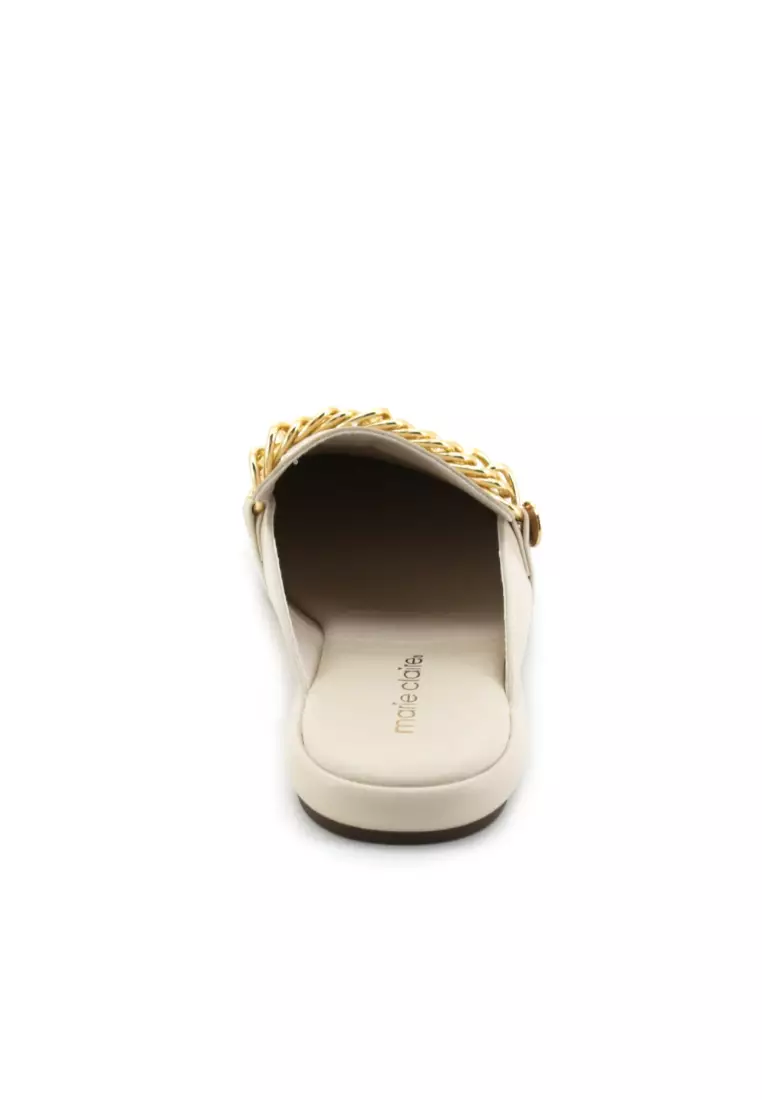 Buy Bata MARIE CLAIRE Women White Flats/ Women Mules/ Slip on