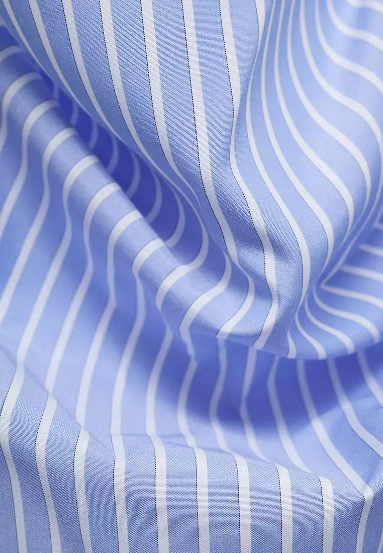 Striped Blouse With Handkerchief
