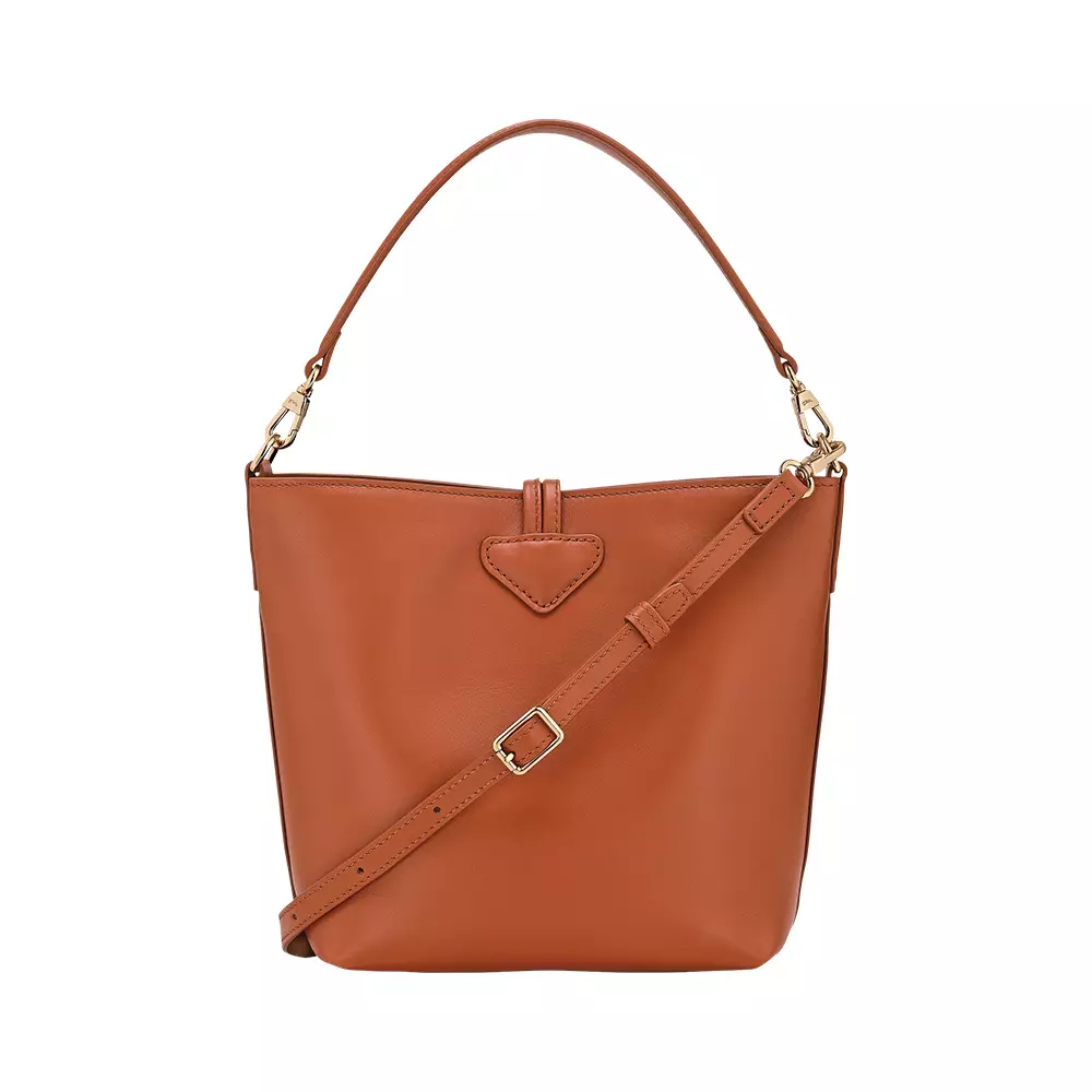 Le Roseau Xtra Small No Snap Button Bucket Bag Bark