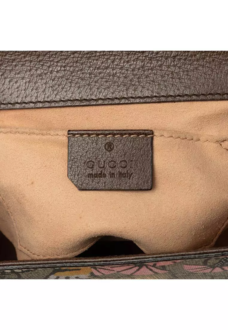 Pre-Loved Gucci Small Gg Supreme Bengal Padlock Crossbody