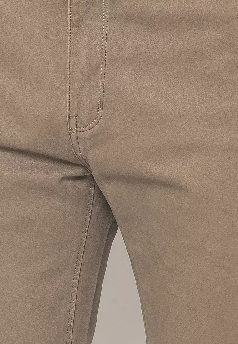 LGS - Celana Chinos Panjang Casual Pria - Stretch Katun - Reguler Fit - Double Back Pocket - CCT.583.S058