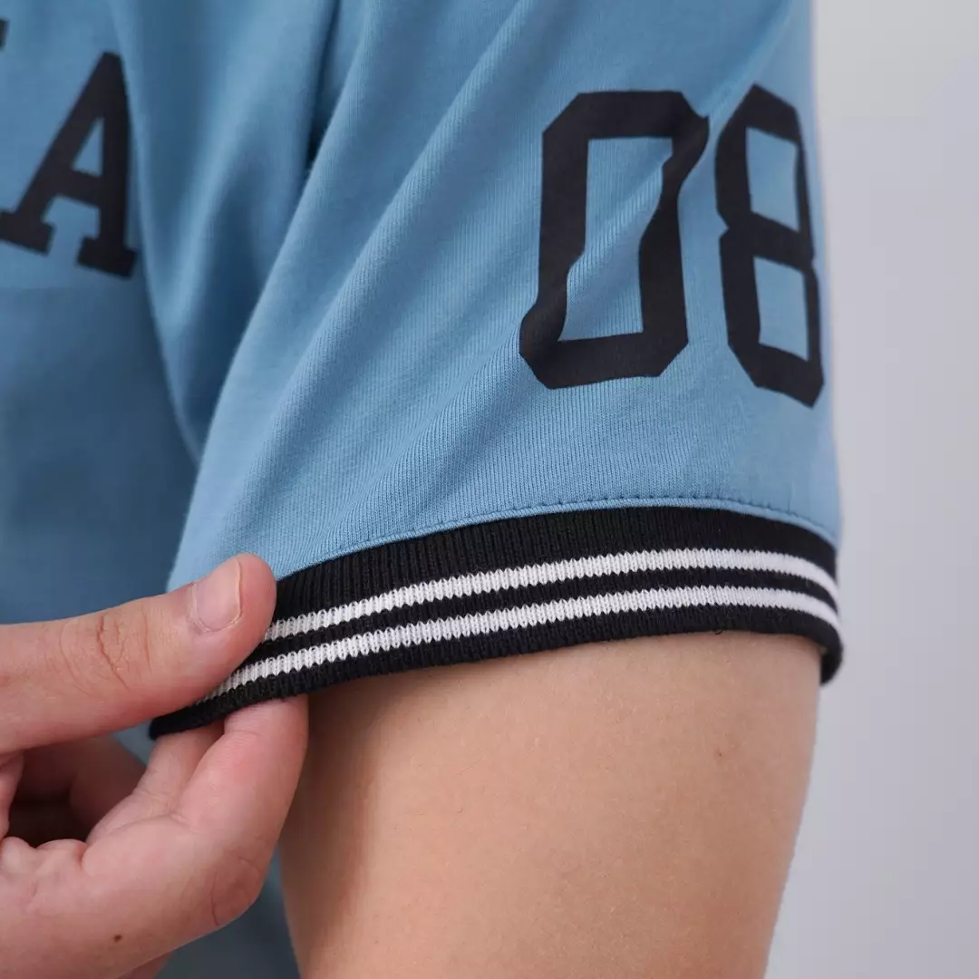 Ryusei Kaos Pria Yokohama Smoke Blue