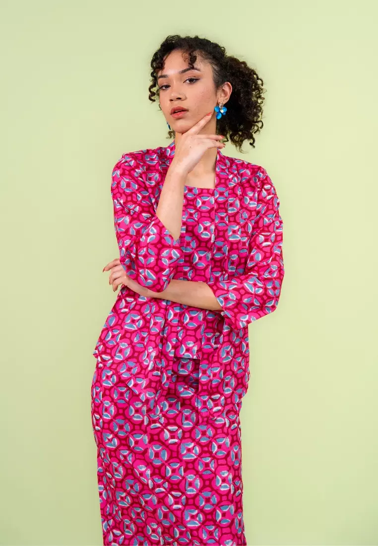 Bayu Somerset Agnes Kotabaru Kebaya - Blushia Pink