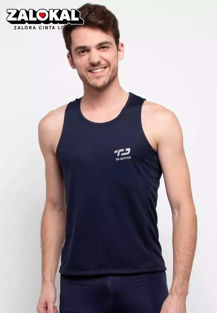 TD Active MS110 Dateng Back Zigzag TR Tanktop