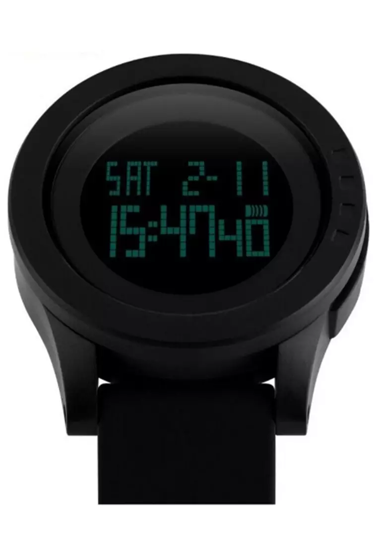 Jam Tangan Casual Digital Pria Waterproof Strap Tali Material Karet Silicone CD33 ORIGINAL