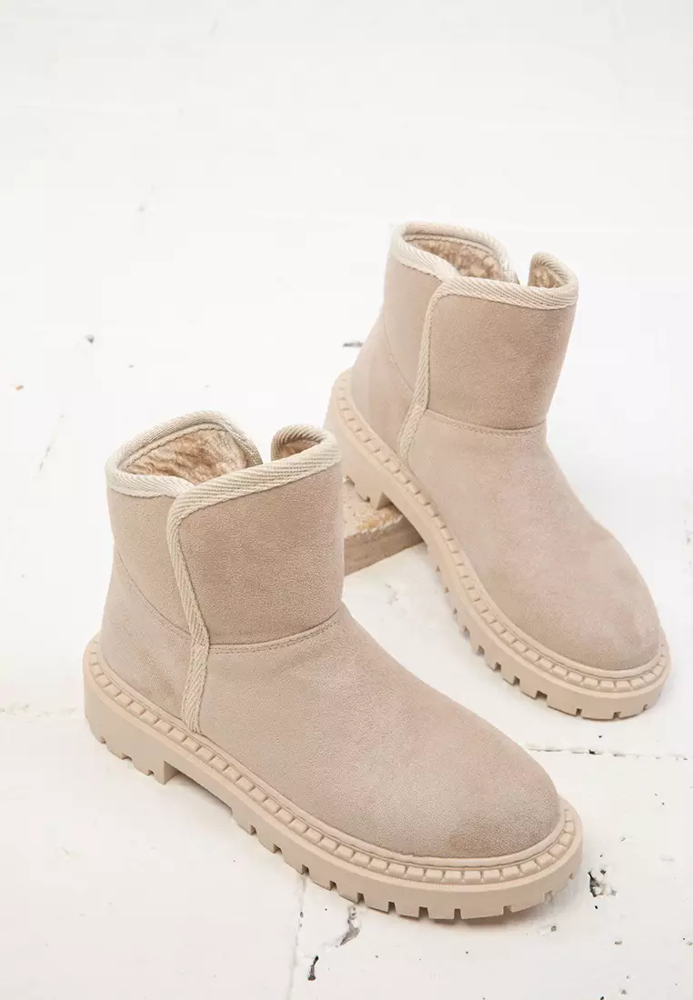 Round Toe Ankle Boots
