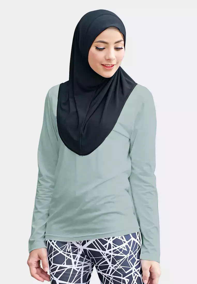 Zelena - Oshea Base Layer Sporty | Kaos Olahraga Wanita - Pale Blue - XL 