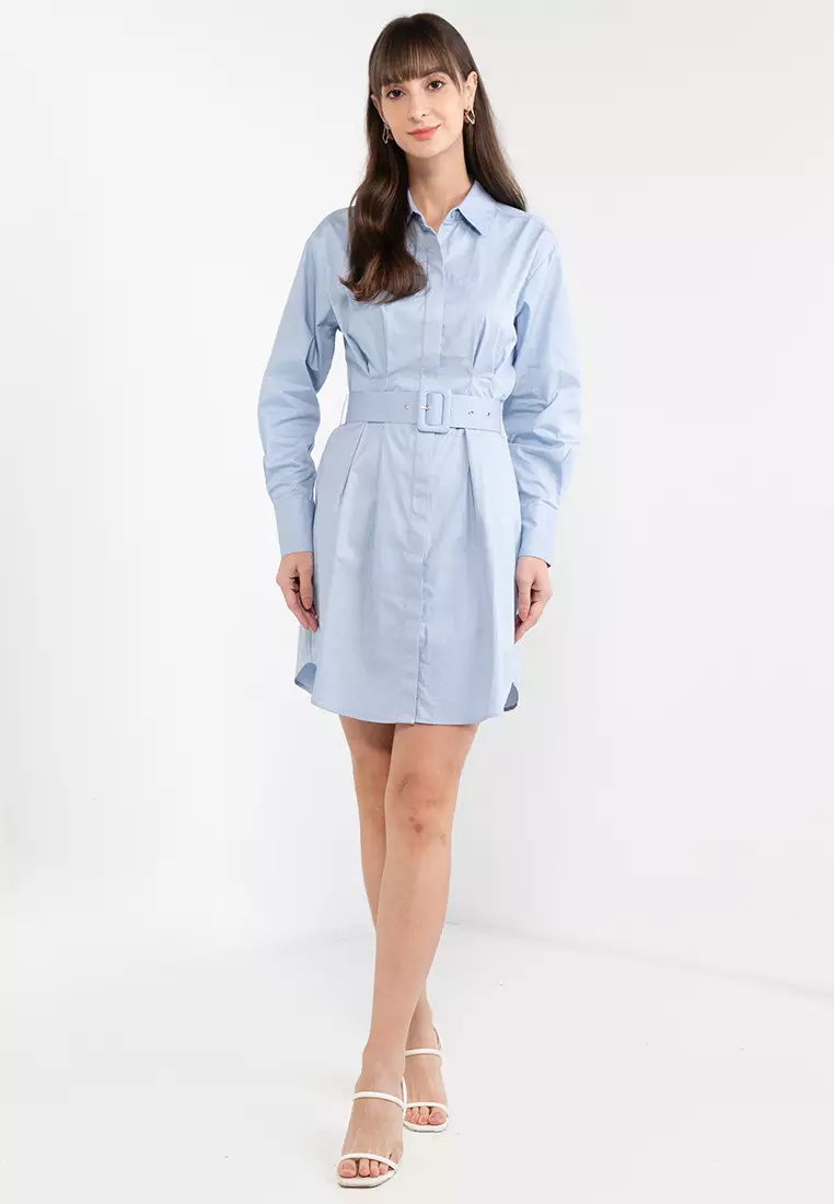 SHEIN Floral Lantern Sleeve Dress, M1148337, Multicolor, S: Buy Online at  Best Price in Egypt - Souq is now Amazon.eg